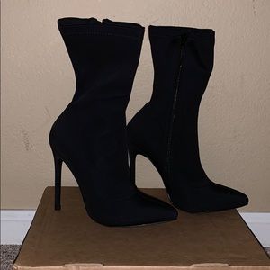Nasty Gal Sock Boots Size 4